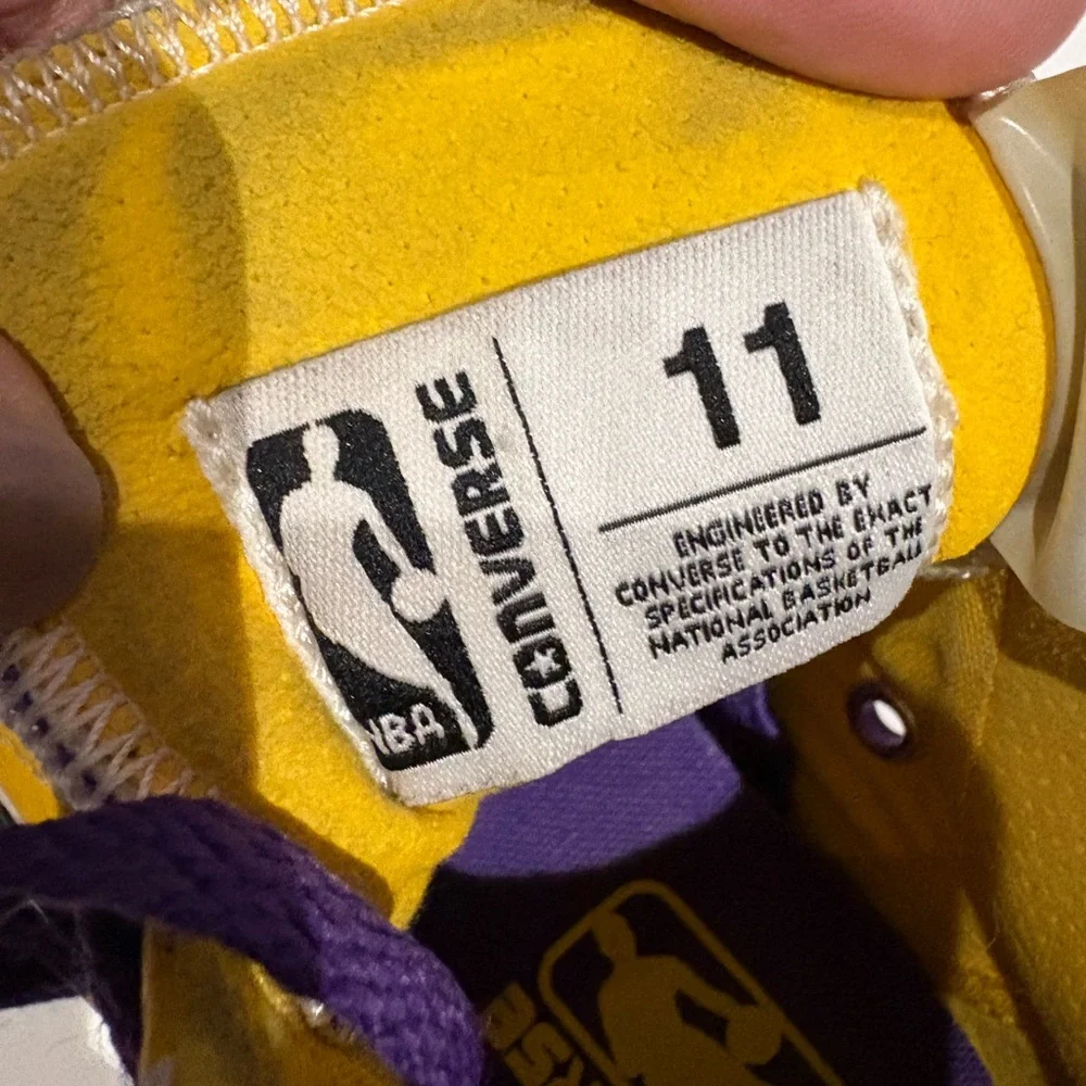 Converse Chuck Taylor All-Star 70’s Hi LA Lakers 659415C GS size 11 RARE, NBA